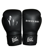 Fiest Winning Style Black Lace-Up Boxing Gloves Classic Training