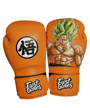Fiest Winning Style Orange Leather Boxing Gloves Classic Design