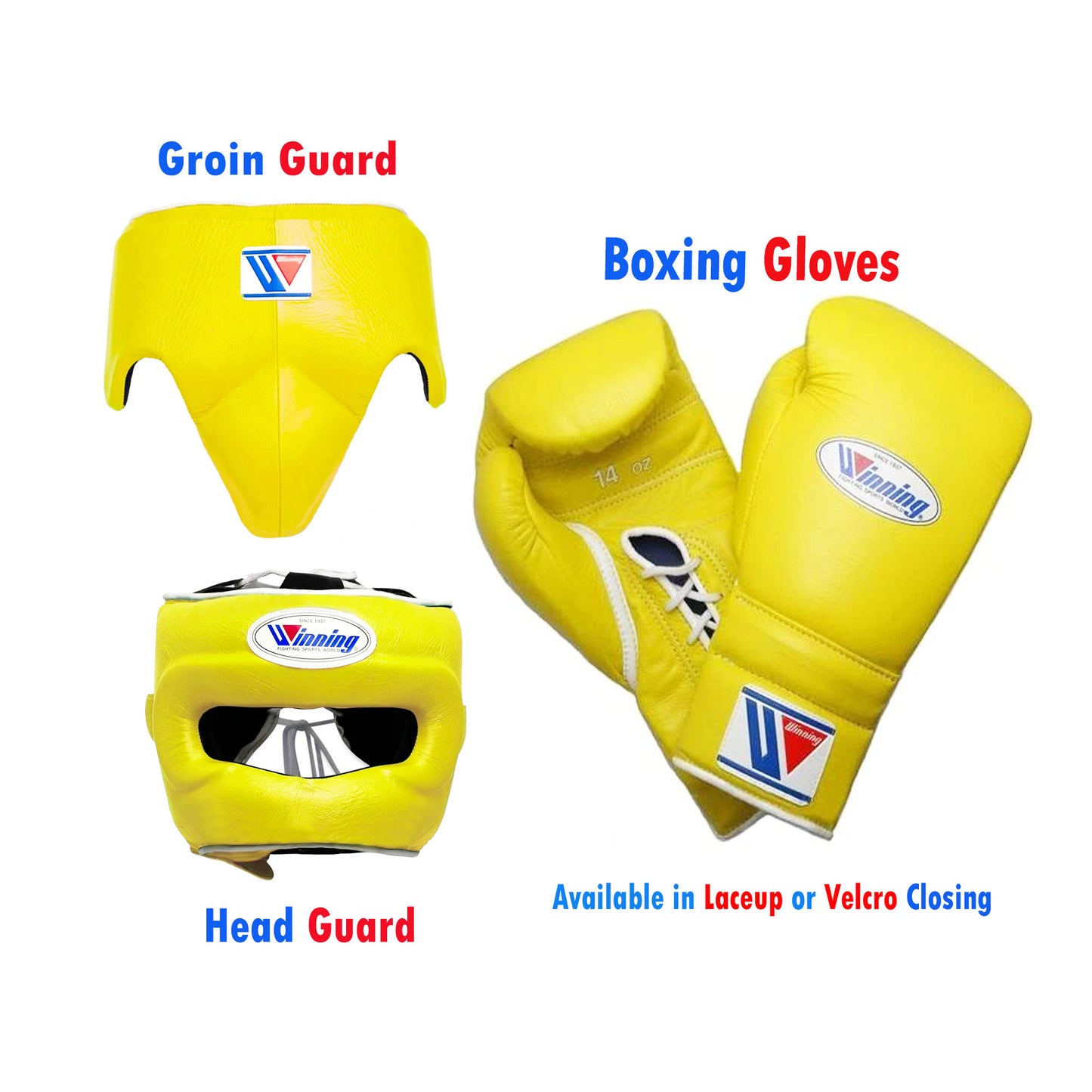 Yellow Winning boxing Set