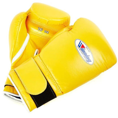 Winning boxing gloves set, Winning YELLOW Boxing Gear, Winning Head Guard, Winning Groin Guard,