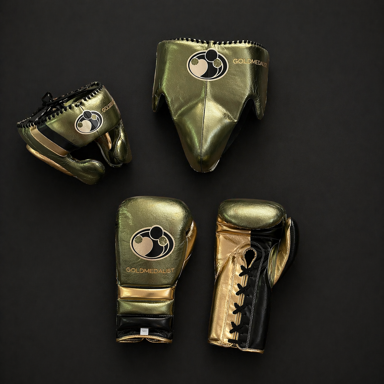 Grant Custom Gear Set Green/Gold/Black Affordable Training Bundle