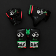 Grant Budget Leather Training Set Black/Red/Green Durable Gym Bundle