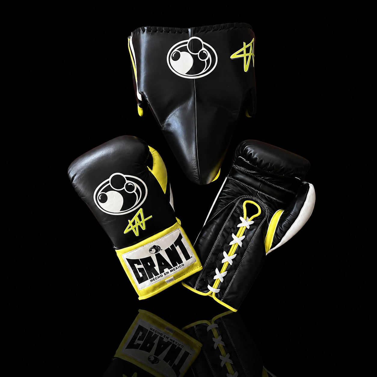 Grant Gym Training Set Black/Yellow/White Budget Friendly Gear Kit