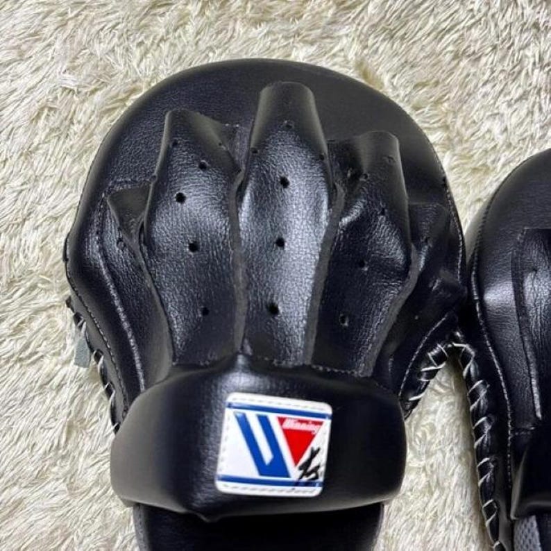 Winning Punching Mitts | Oval Shape Black