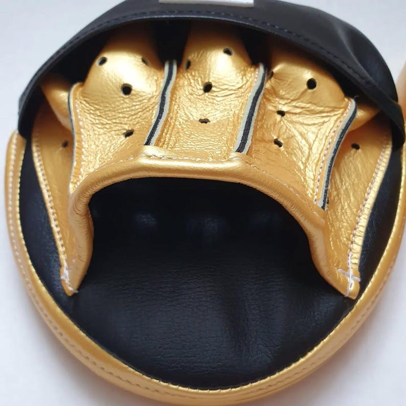 Winning Punching Mitts | Black/Gold
