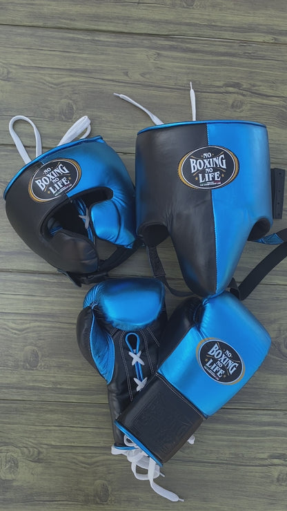 No Boxing No Life set, NBNL blue/black Boxing set, No Boxing No Life Head Guard, No Boxing No Life Groin Guard, Thanksgiving gift for students, Christmas gift, Birthday gift for Friends, Wedding gift for Men, Gift shop, Halloween gift for Kids