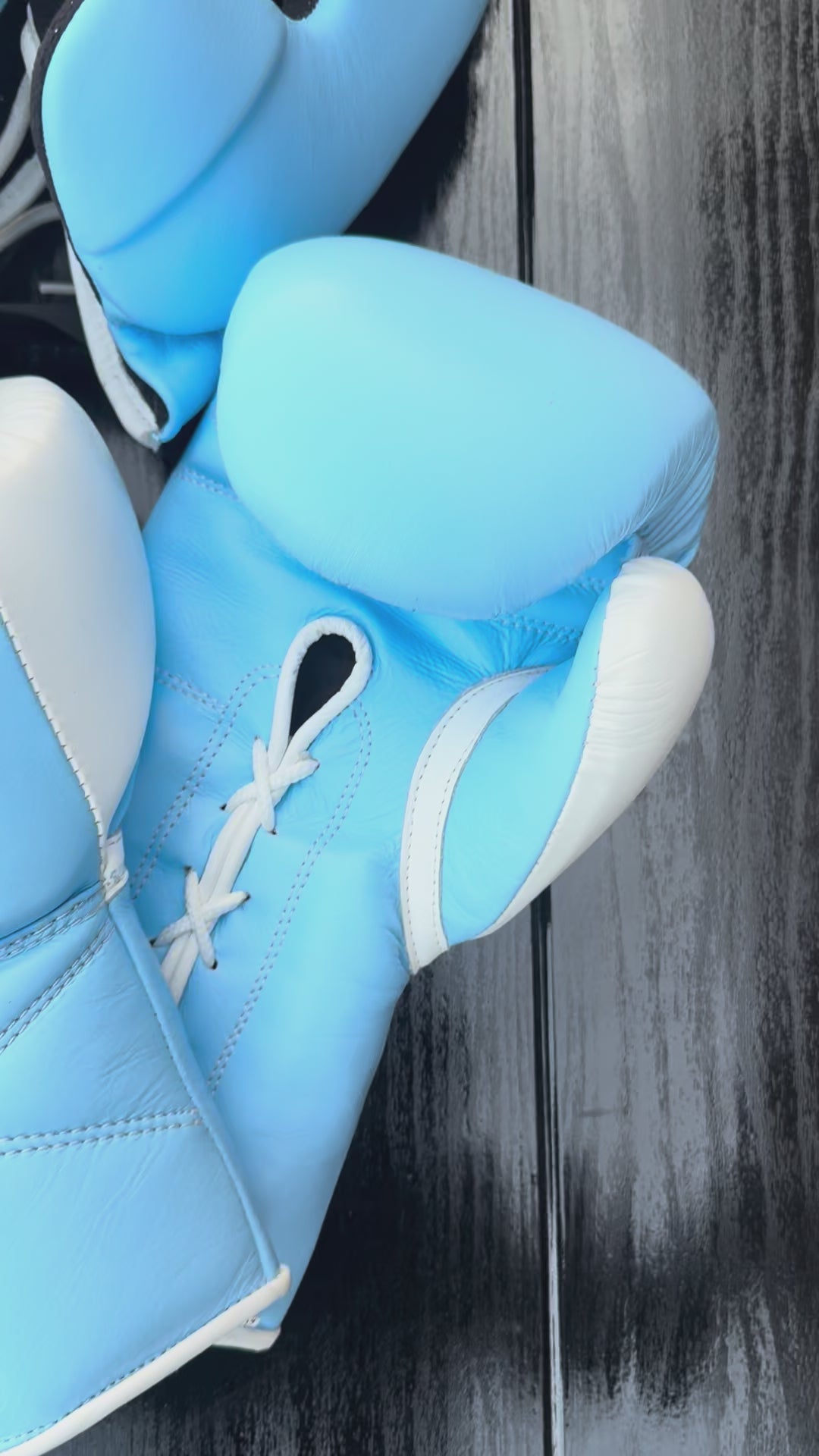 Load video: Fly Boxing Set | Sky-Blue/White