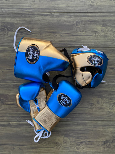 No Boxing No Life set, NBNL Gol/blue Boxing set, No Boxing No Life Head Guard, No Boxing No Life Groin Guard, Thanksgiving gift for students, Christmas gift, Birthday gift for Friends, Wedding gift for Men, Gift shop, Halloween gift for Kids