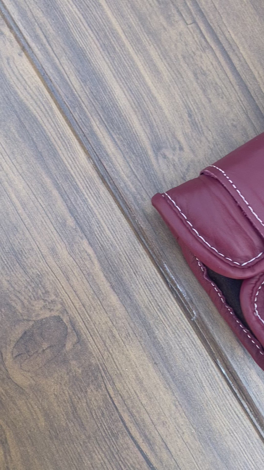 Load video: winning boxing gloves dark-pink velcro video