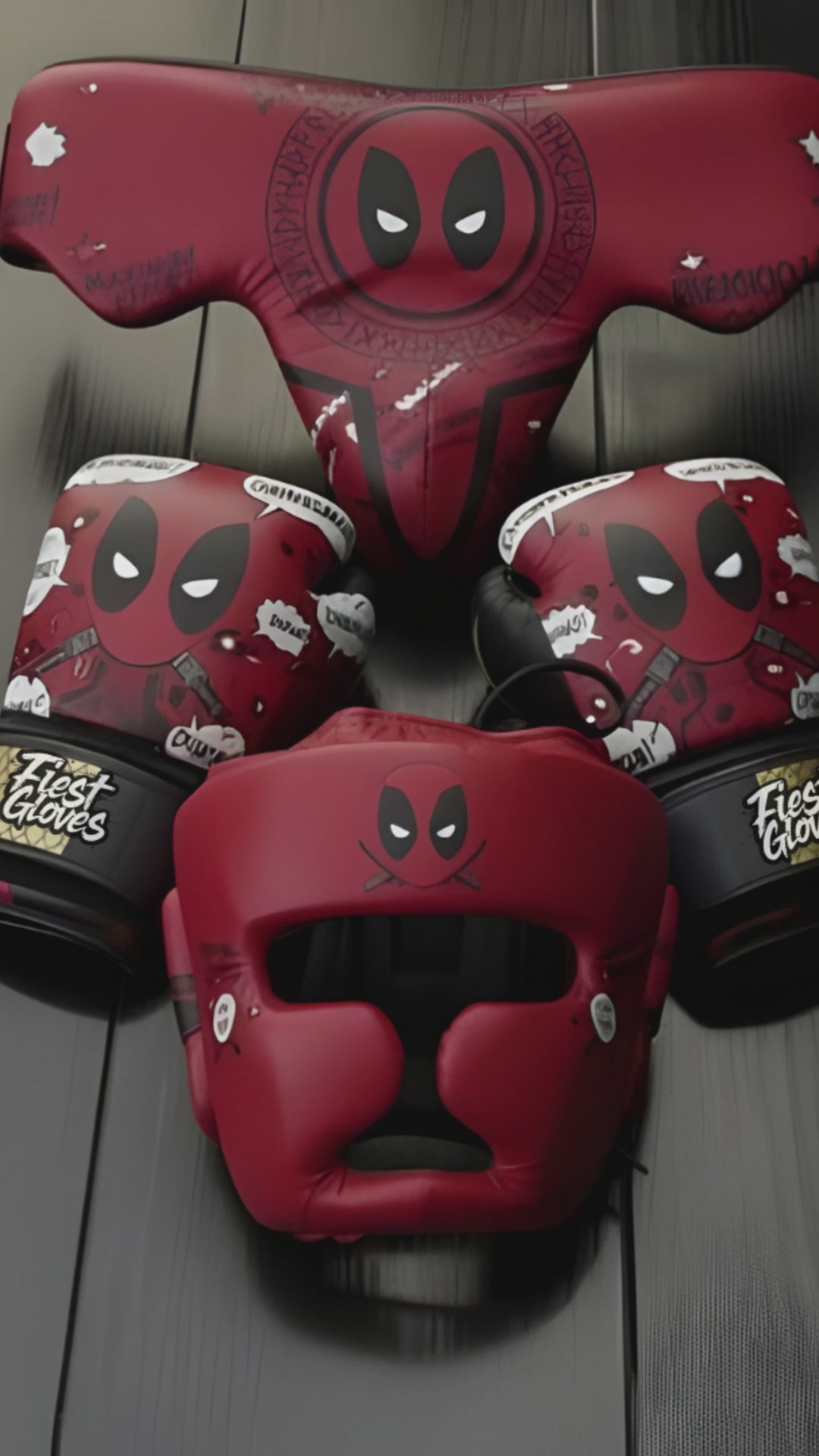 Load video: Fiest Boxing Set | Purple/White/Gold Video