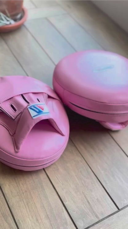 Pink Pro Winning Punching Mitts Soft-Padding Focus Pads