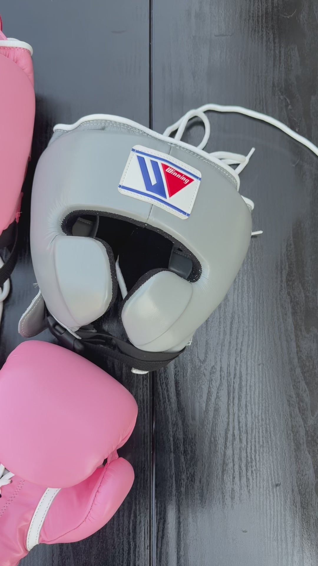 Load video: Winning Boxing Set | Pink/Grey