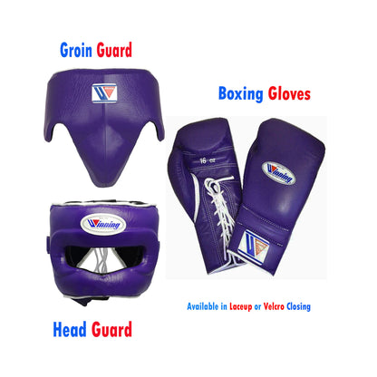 WINNING BOXING GLOVE, WINNING SET, WINNING HEAD GUARD, WINNING COMPLETE SET, GIFT FOR HIM, CHRISTMAS GIFT,NEW YEAR