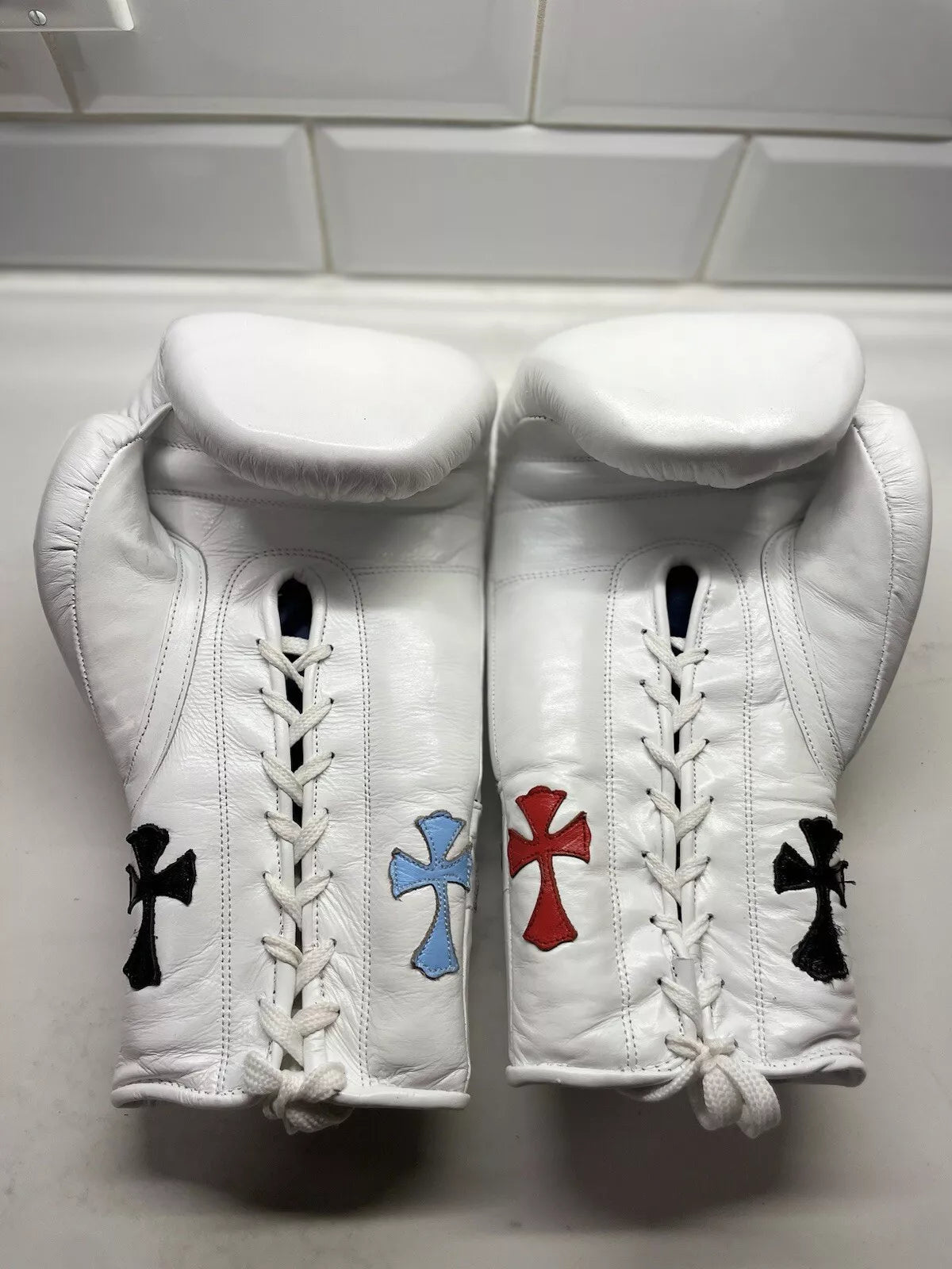 Winning boxing gloves,  white christmas gift for mens Thanksgiving gifts for him